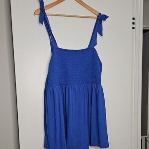 Isabel Maternity by Ingrid & Isabel Blue Tank Top